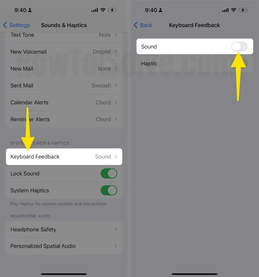 How To Disable Keyboard Sounds On IPhone IPad