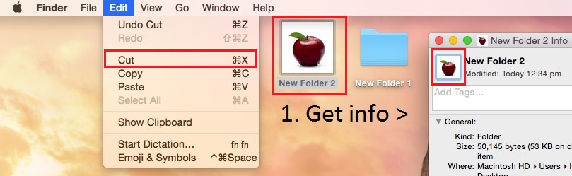 Move your folder to default folder