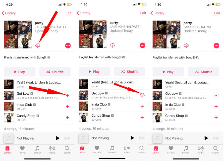 Download Songs Offline on Music App