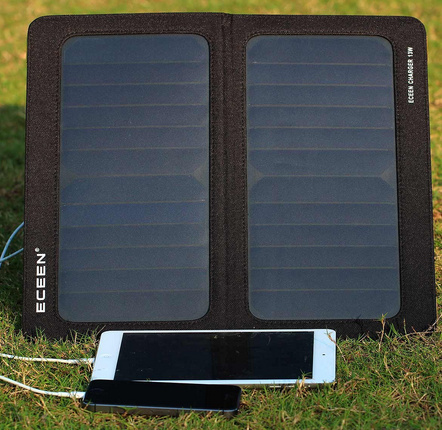 ECEEN Solar Charger for iPhone, tablets and other Smartphone’s, iPad Air, iPad Mini