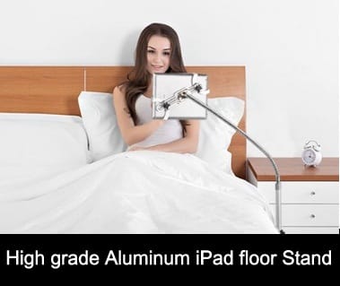 High grade Aluminum iPad floor Stand