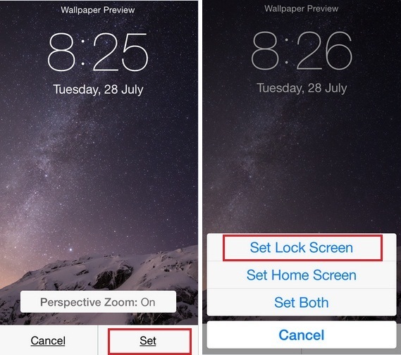 How to Change lock Screen Wallpaper on iPhone 6, 6 Plus ...