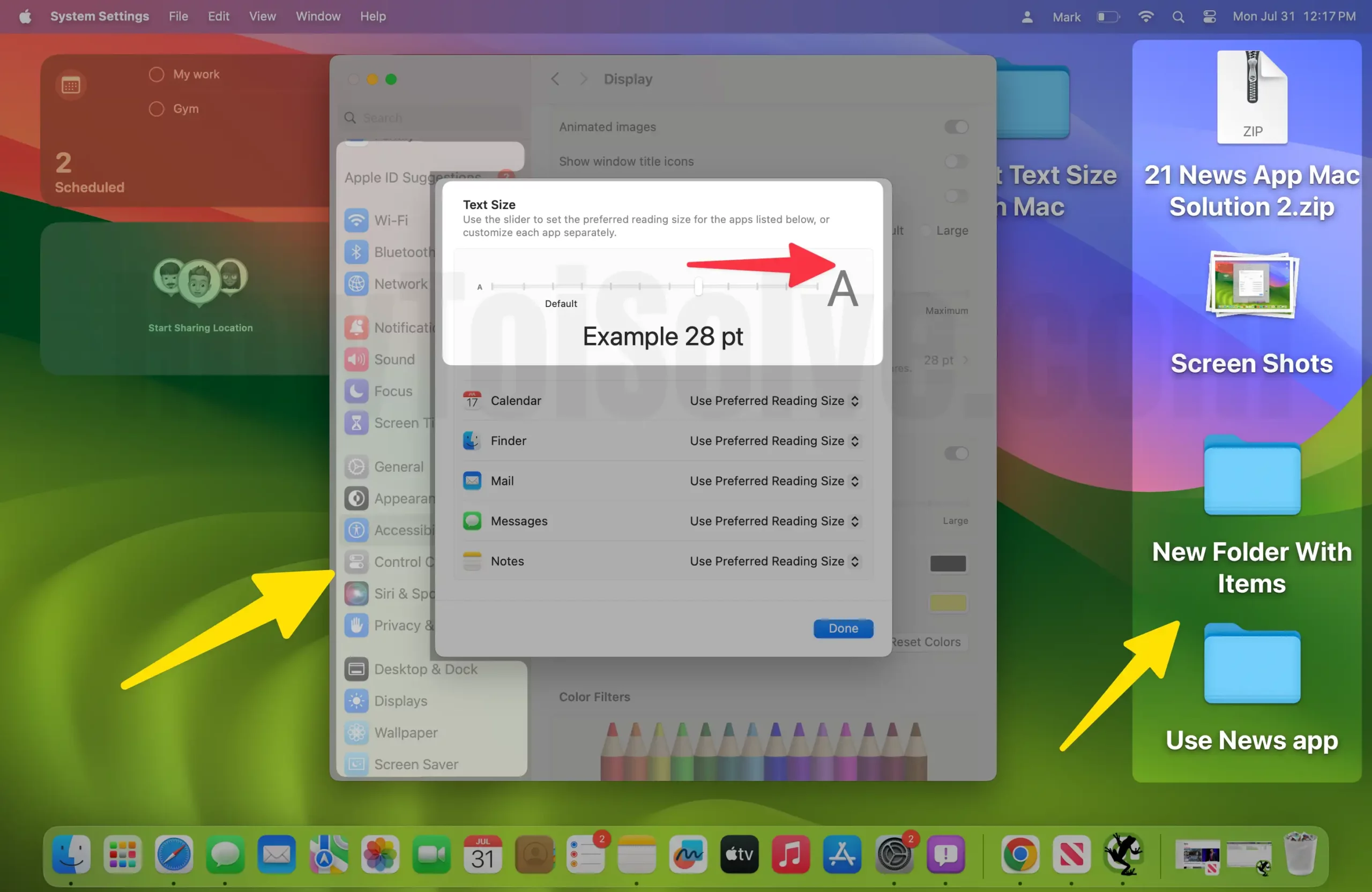 Increase Folder Size on Mac