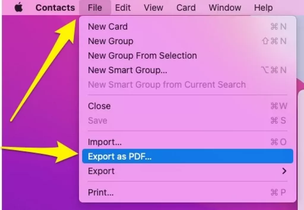 export-as-pdf-on-contact-mac-app