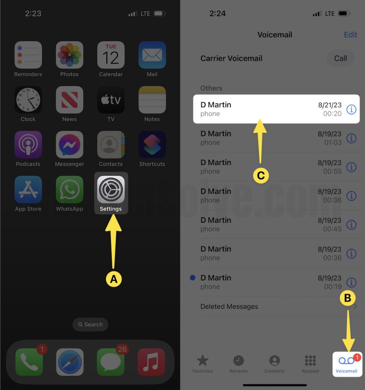How to Fix AT&T Visual Voicemail Not Working on iPhone 15, 14