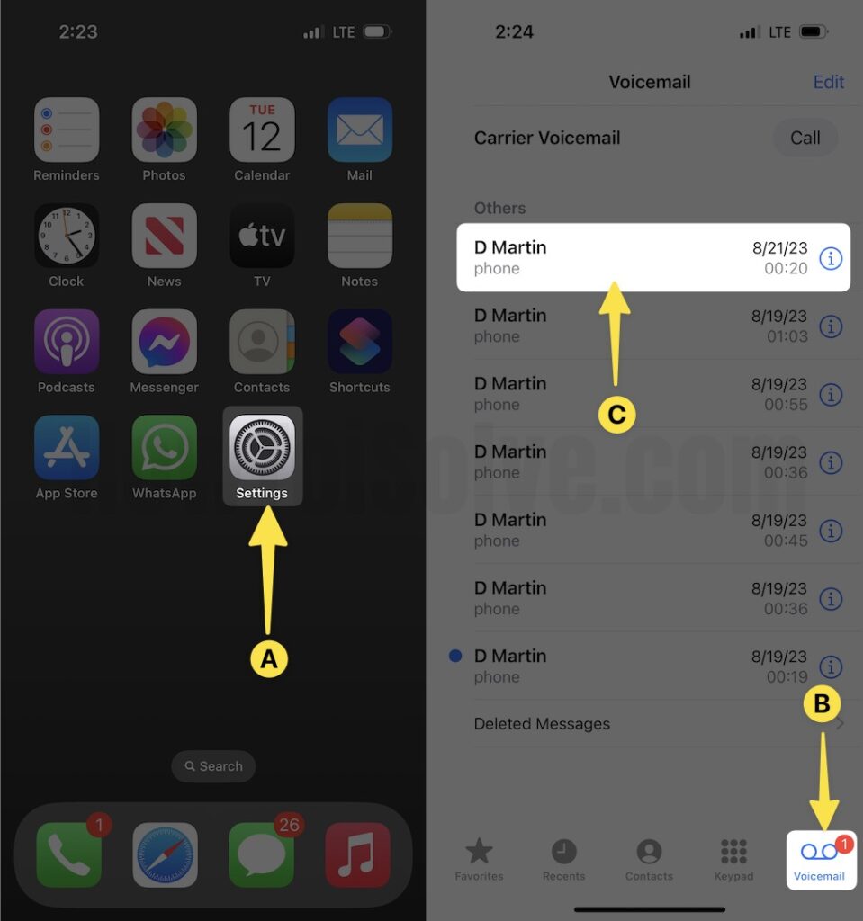 How to Fix AT&T Visual Voicemail Not Working on iPhone 15, 14