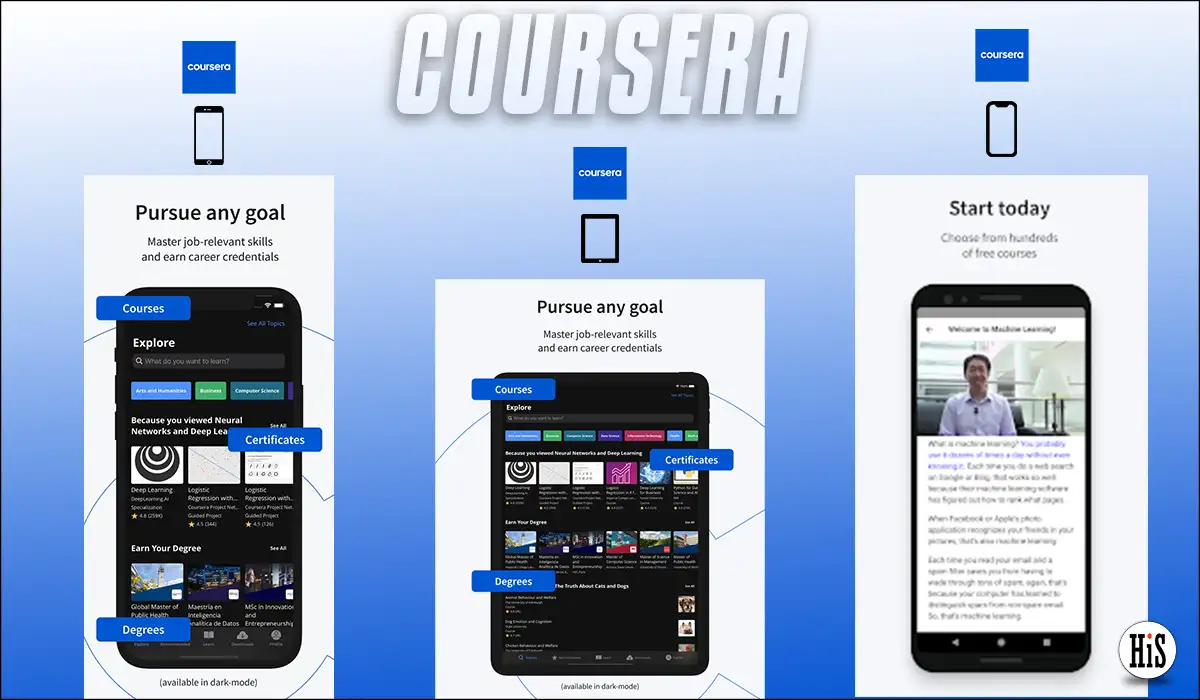 Coursera Back to School App for iPhone and iPad