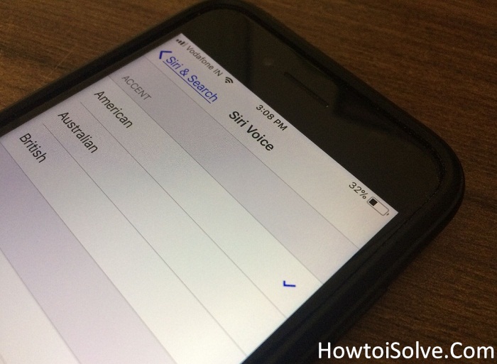 Как изменить голосовой акцент Siri на iPhone