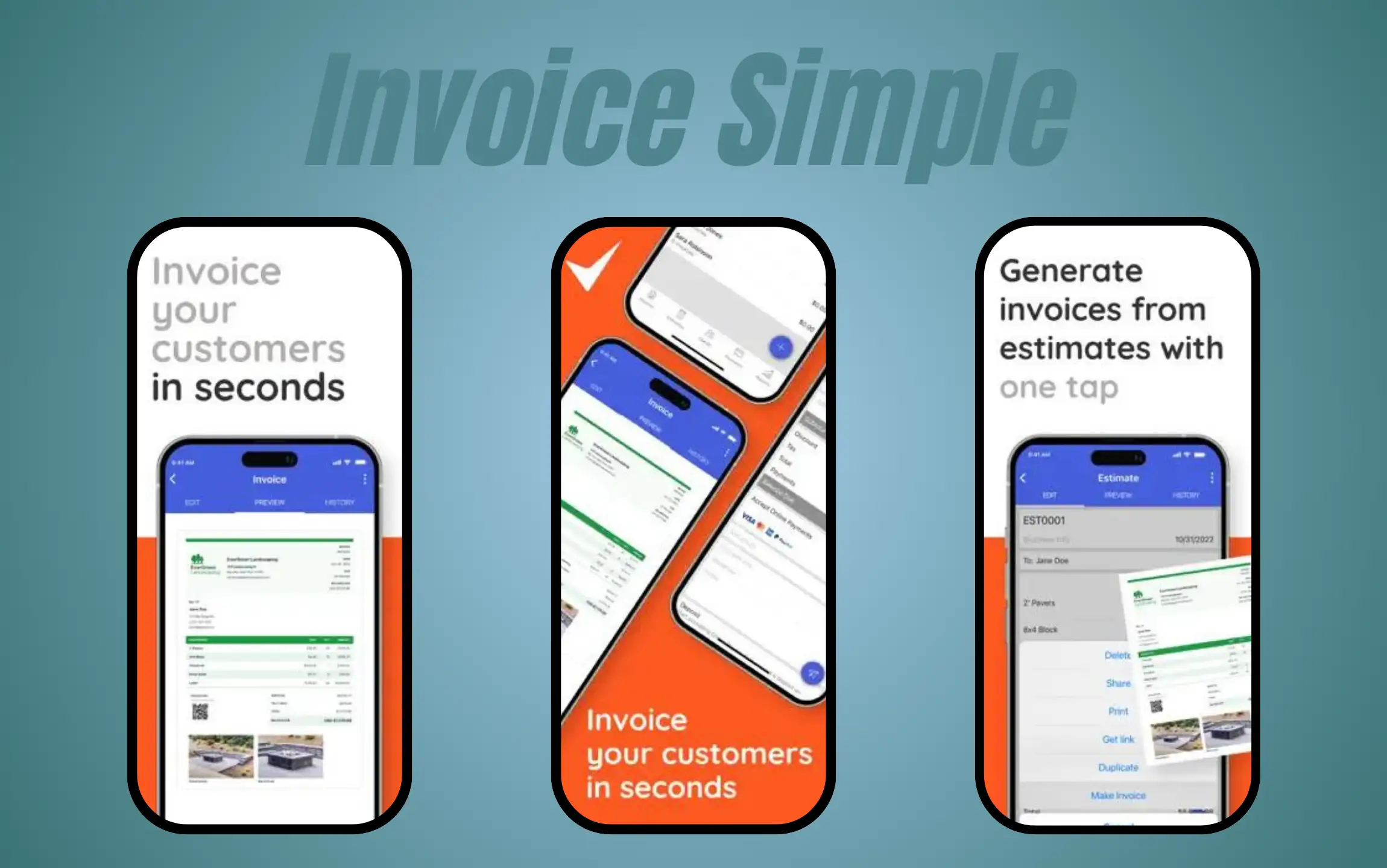 Invoice Simple invoice App for iPhone