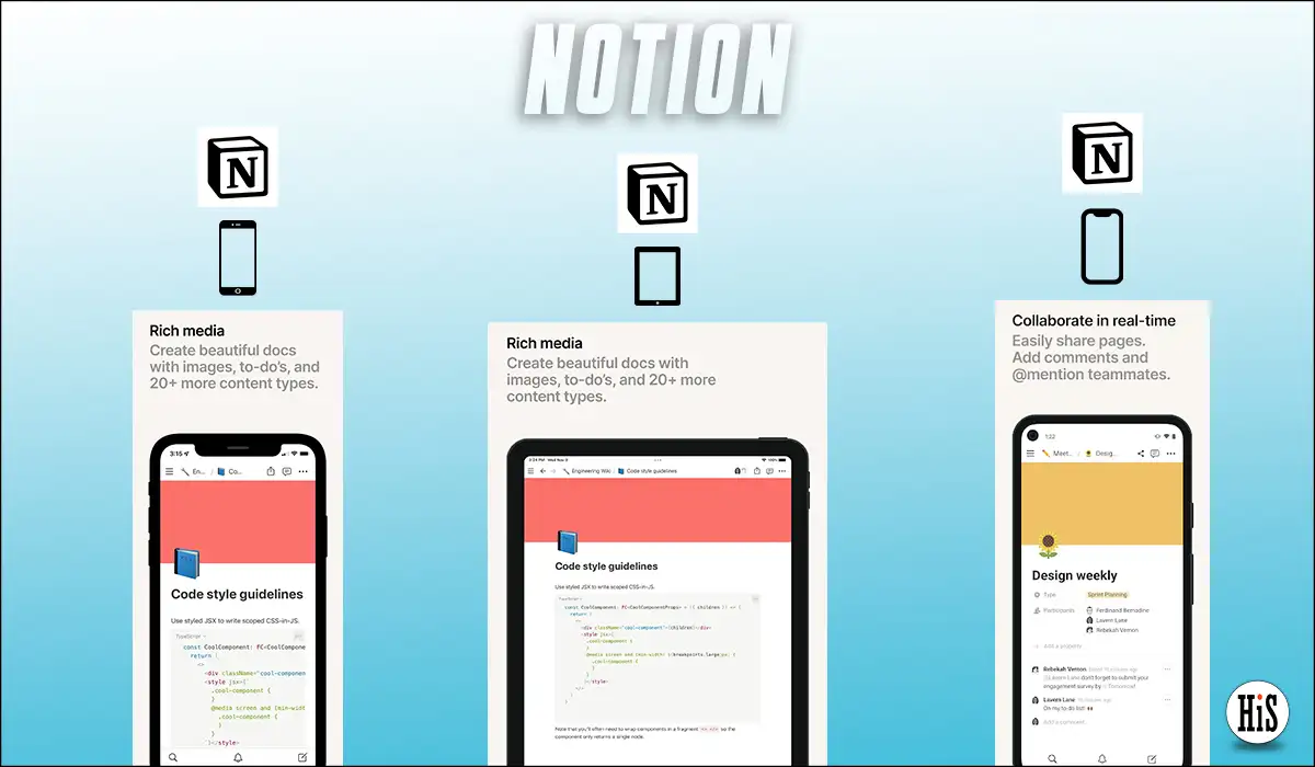 Notion Back to School App for iPhone and iPad
