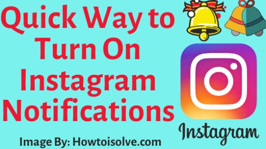 Quick Way to Turn On Instagram Notifications