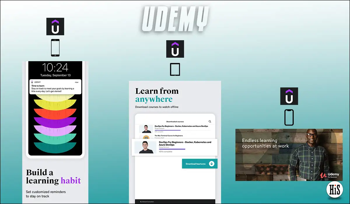 Udemy Back to School App for iPhone and iPad