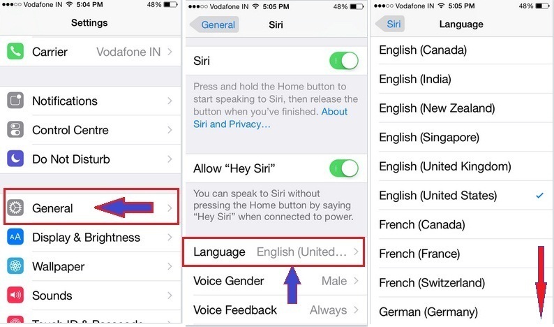 Change Siri’s Voice on iPhone and language in iOS