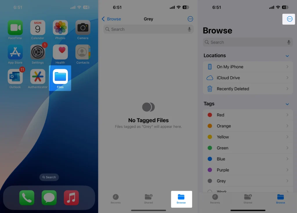 Enable or add google drive app in files app on iphone