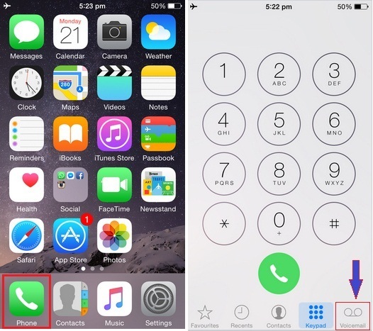 How to Save Voicemail messages on iPhone 6, 6S Plus
