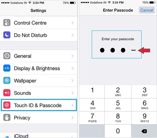 How to Change iPhone unlocking Passcode