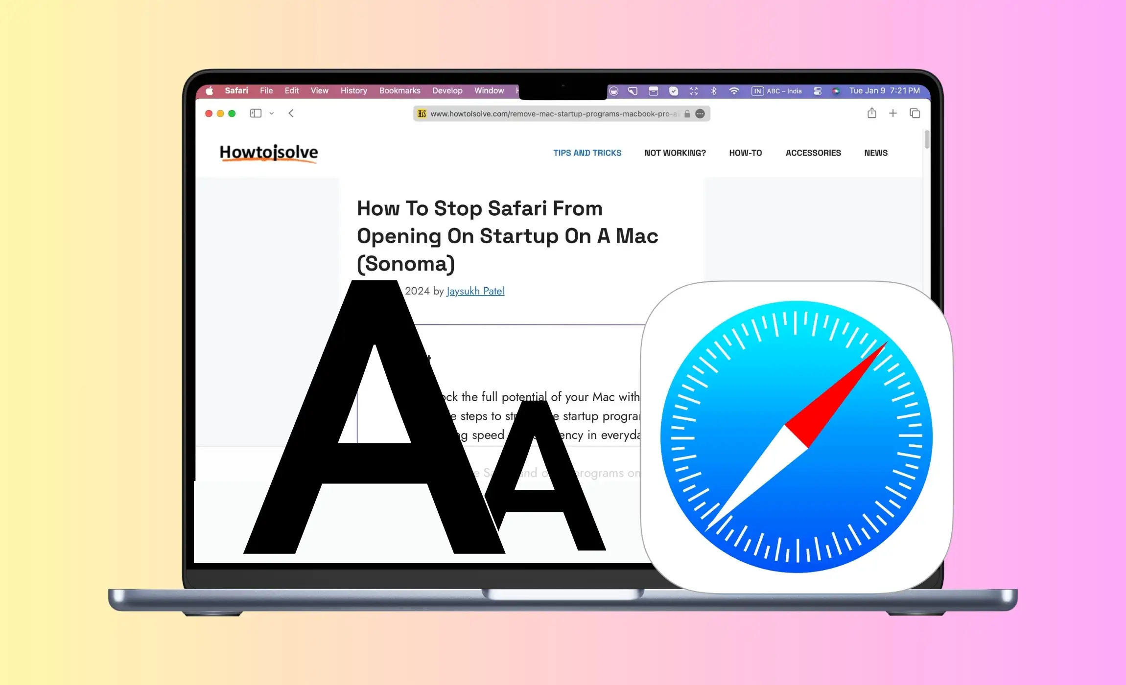 How to Change Text Size in the Safari