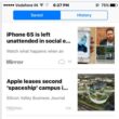 saved or bookmarked news article in news app
