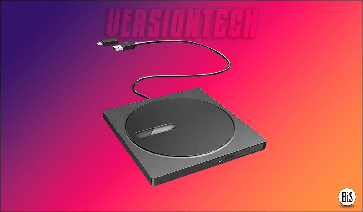 VersionTECH Visible Design External DVD Writer for MacBook
