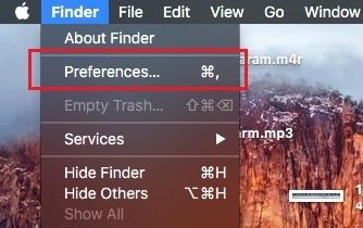 finder preferences to fix external Drive Not Showing Up on Mac