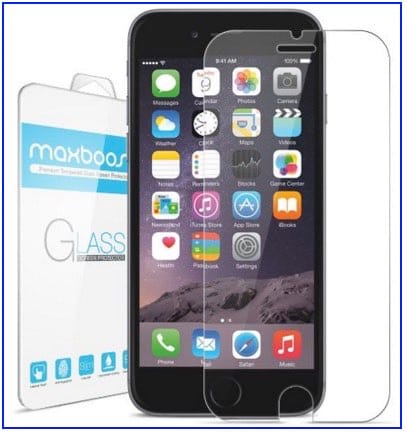 Лучшая закаленная защитная пленка для экрана iPhone 6 от MaxBoost