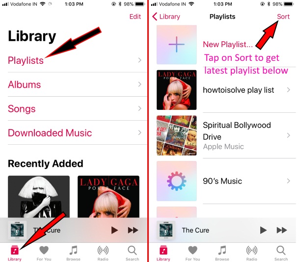 Edit Playlist in Apple Music on iPhone iPad iPod Touch