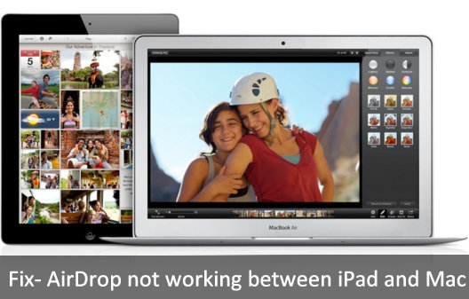 how to fix AirDrop not working between iPad and Mac