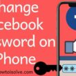 How to Change Facebook password on Apple iPhone mobile Pc computer
