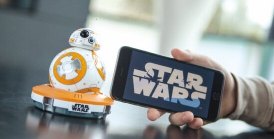 iPhone controlled star Wars droid BB 8