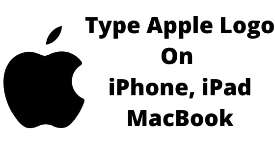 Type Apple Logo  On iPhone, iPad MacBook (1)-min