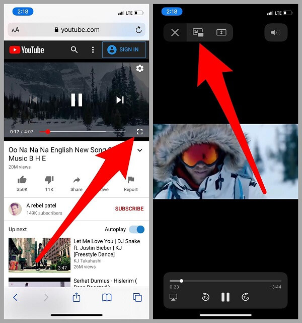 Play Youtube Video in Background on iPhone, iPad, Android YouTube App