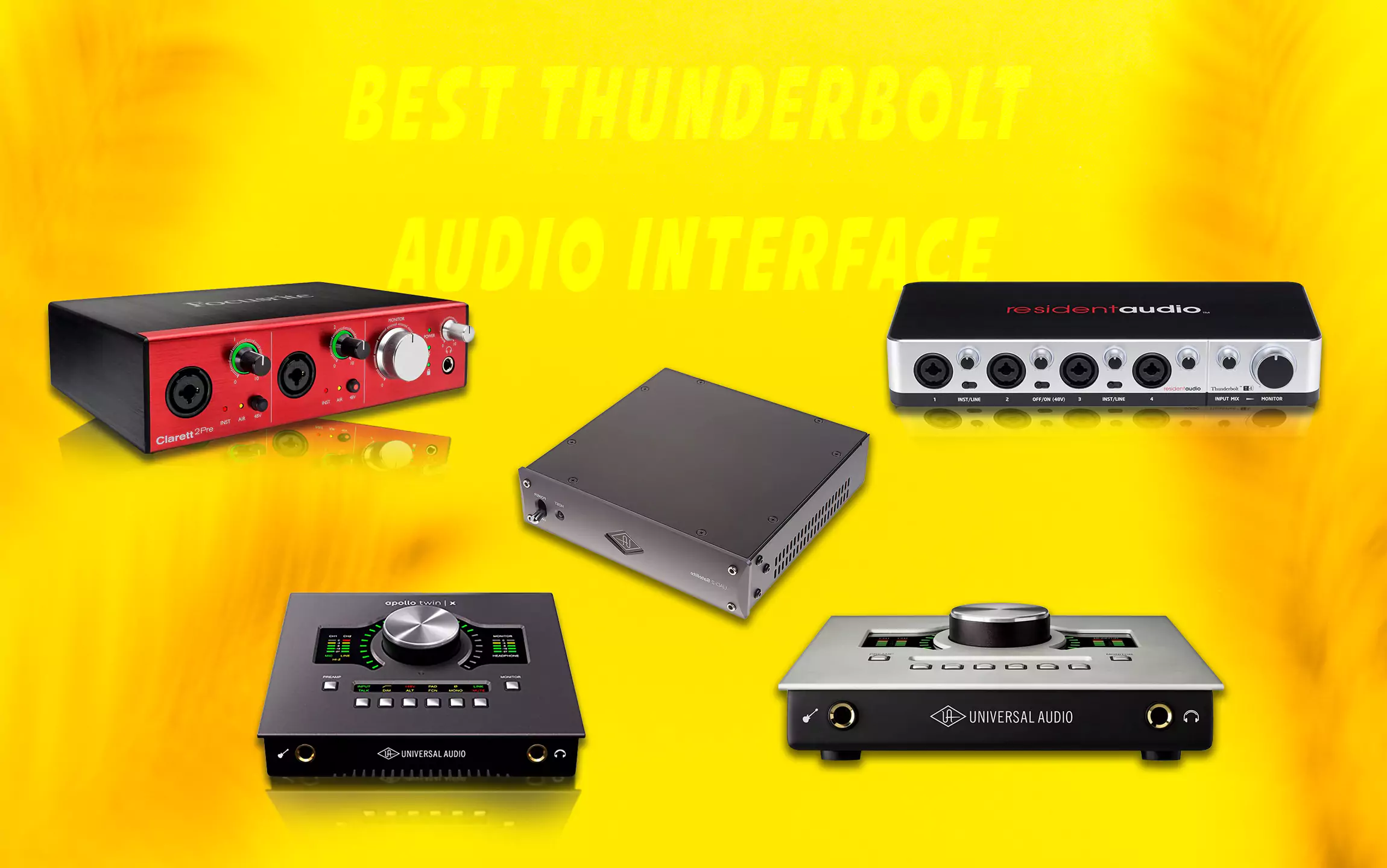 Best Thunderbolt Audio Interface for Mac (2024)