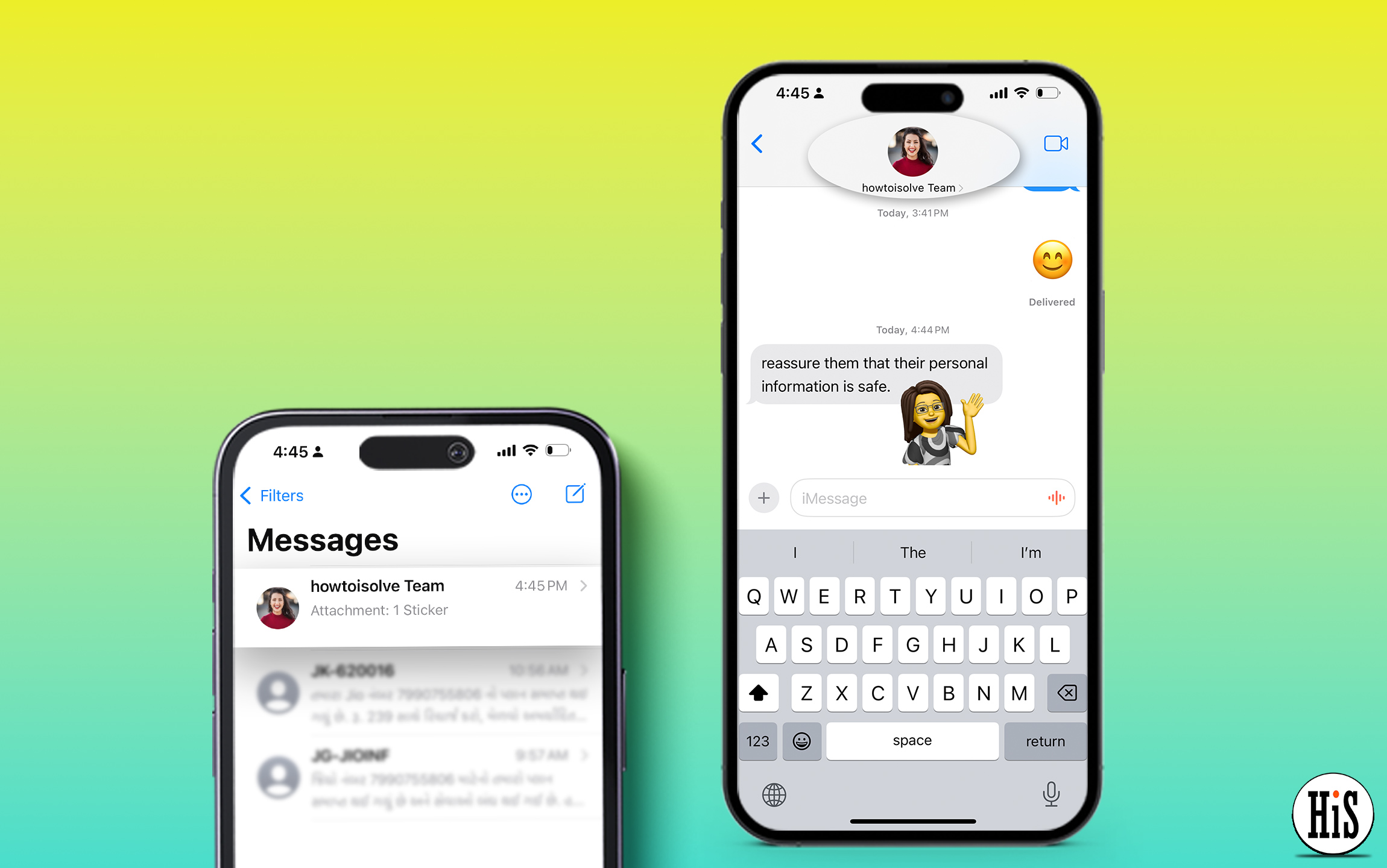 iPhone Message is Not Showing Contact Picture