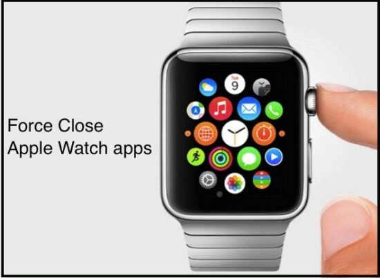 force close apple watch app manually