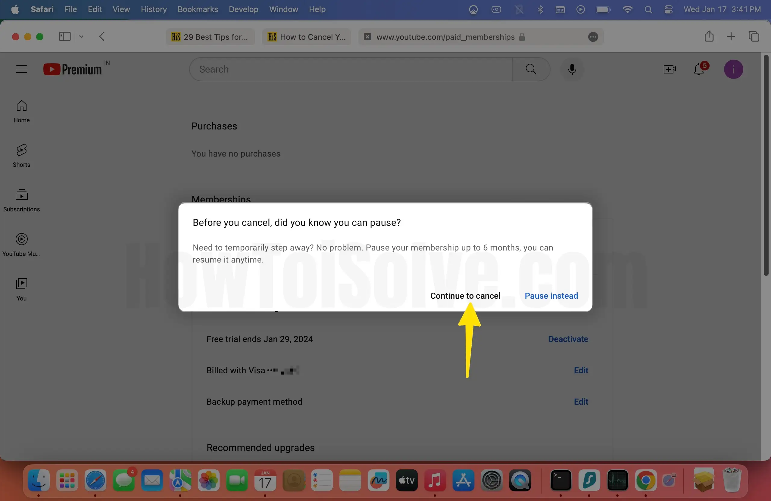 How to Cancel YouTube Premium on iPhone, Mac, ATV in 2024
