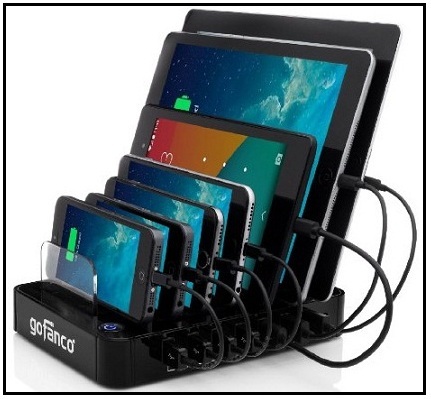 USB charging station for iPad Pro