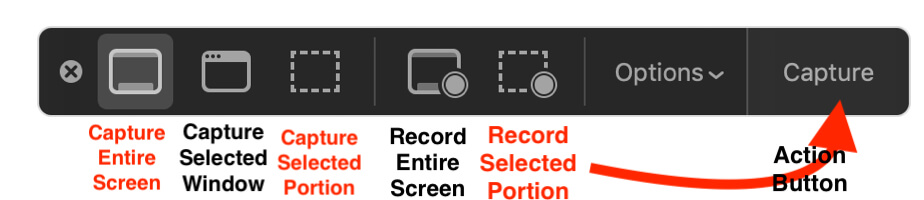 Screen Capture Tools use on Mac
