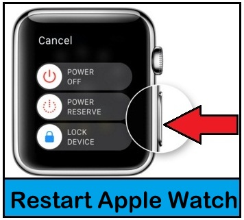 Restart Apple Watch