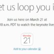 Watch apple live streaming 21 march on Apple Device