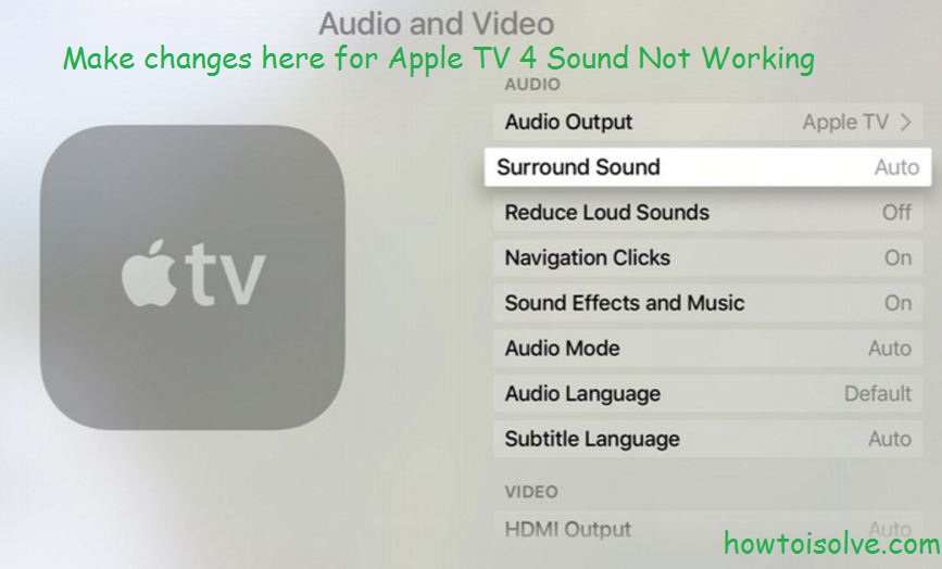 6 Fixes Apple 4 Sound Not Working: on Sound Bar Speaker