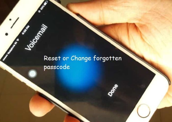 Reset Forgot Voicemail Password On IPhone Verizon AT T Sprint