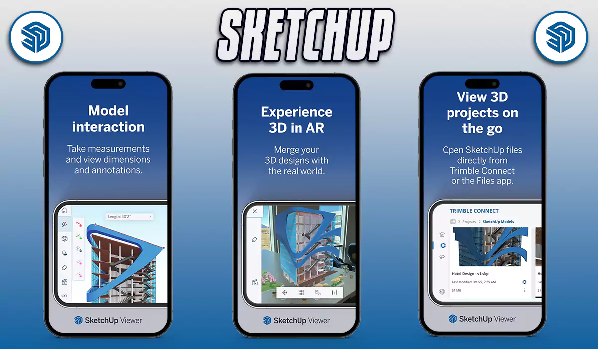 Sketchup, a top interior design app for iPhone