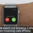 Steps to resolve issue Apple watch not showing Caller ID on incoming calls iPhone