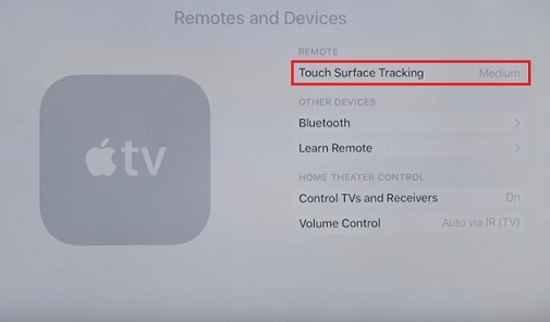 Change or adjust Touch sensitivity on Siri Remote