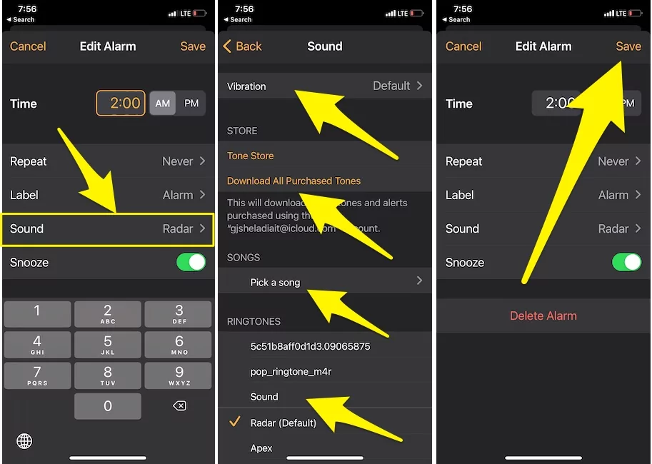 select-alarm-sound-in-clock-app-on-iphone