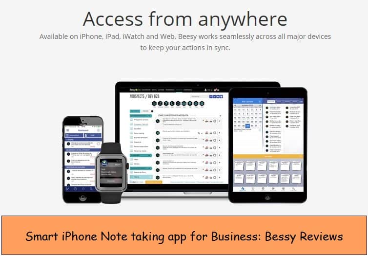 Note taking iPhone app for iOS 8, iOS 9