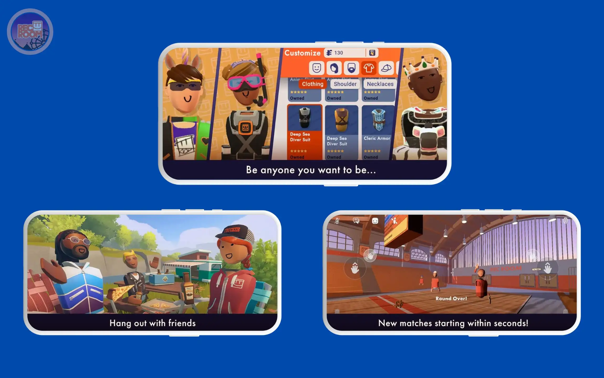 Rec room VR Games for iPhone