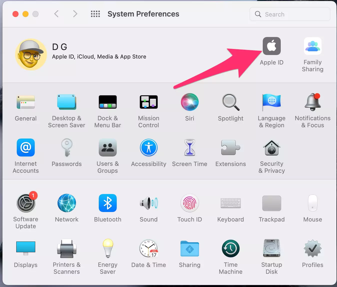 click-on-apple-id-on-mac-system-preferences