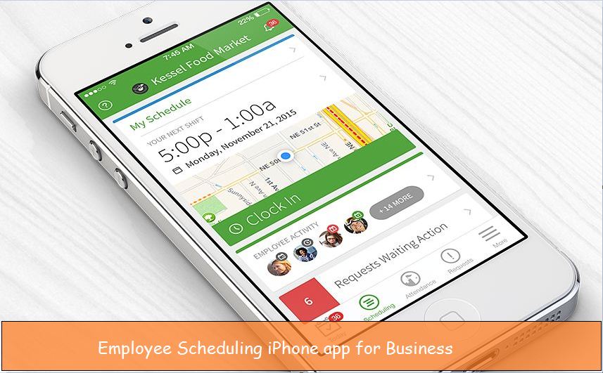 Employee Scheduling iPhone app for Business