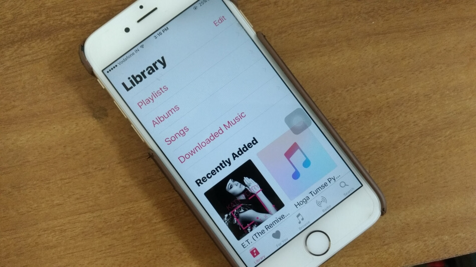 Find offline downloaded songs from apple music on iPhone or iPad